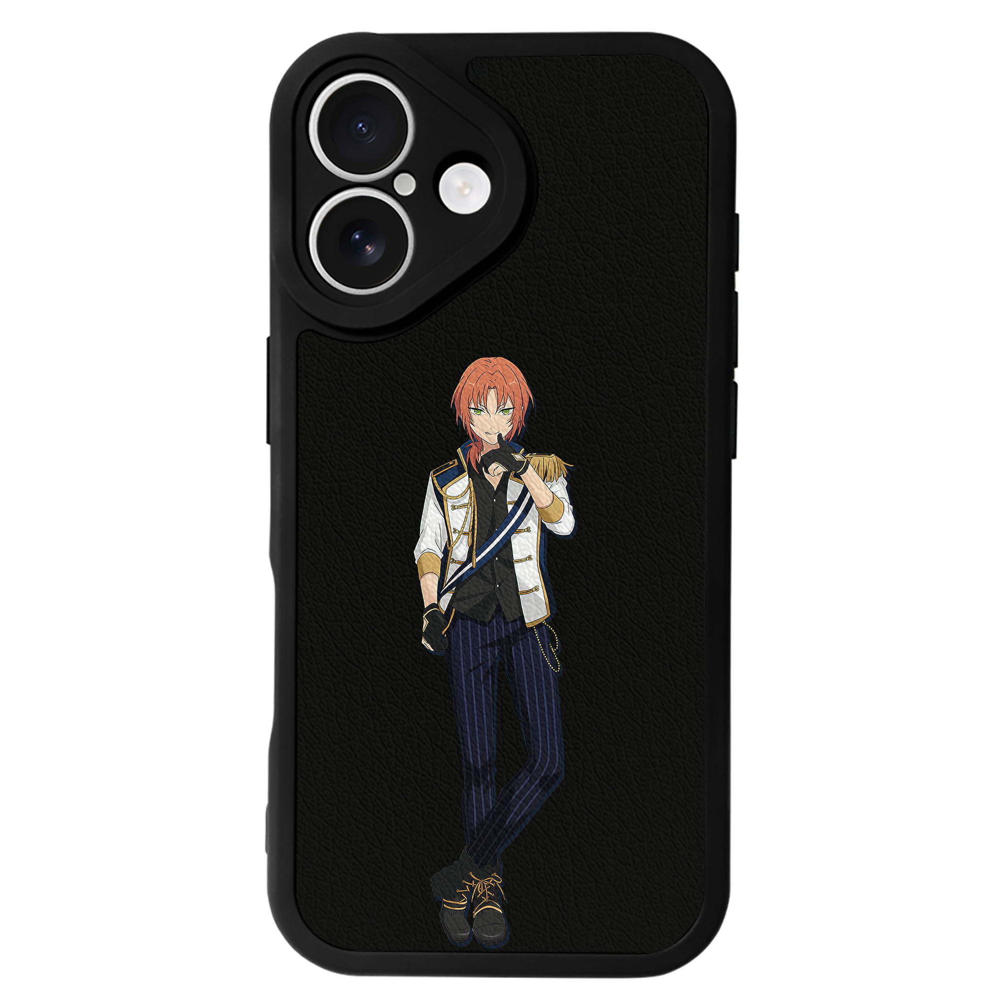 （画像用） あんさんぶるスターズ! Ensemble Stars 【iPhone 16シリーズ対応】シリコンスマホケース（レザー調） 材質：シリコン